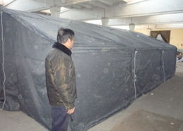 故城县青罕镇帆布厂 大型帐篷布料压褶工艺的精湛之作